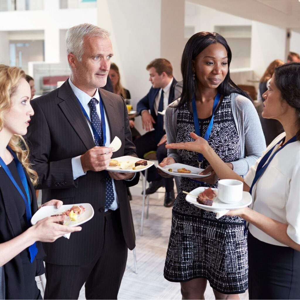 People speaking at a CME conference 2025