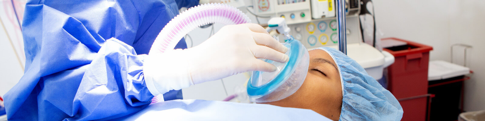 A CRNA administers anesthesia to a patient